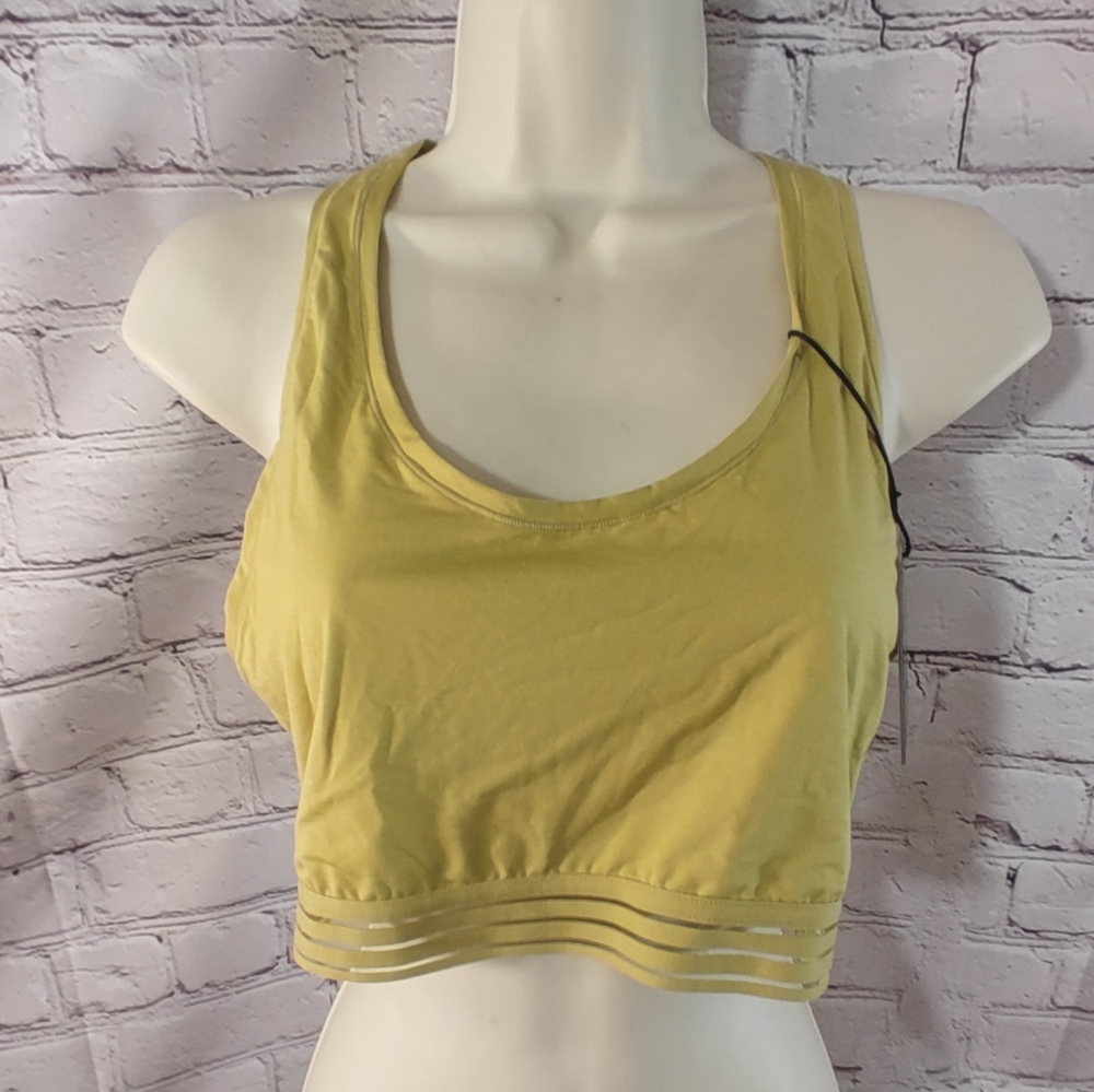 Knix Modal Lounge Yellow Bra Flaws XL